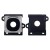 Camera Lens Glass with Frame for Samsung I9192 Galaxy S4 mini with dual SIM White
