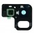 Camera Lens Glass With Frame For Samsung Galaxy A5 2018 White By - Maxbhi Com