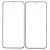 Replacement Front Glass For Huawei P60 Pro Violet By - Maxbhi Com