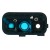 Camera Lens Glass With Frame For Huawei P Smart 2020 Blue By - Maxbhi Com