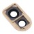 Camera Lens Glass With Frame For Asus Zenfone 4 Max Zc520kl Gold By - Maxbhi Com