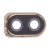 Camera Lens Glass With Frame For Asus Zenfone 4 Max Zc520kl White By - Maxbhi Com
