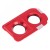 Camera Lens Glass With Frame For Vivo X23 Red By - Maxbhi Com
