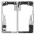 Middle Frame Ring Only For Sony Xperia C4 Dual E5363 White By - Maxbhi Com