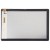 Lcd With Touch Screen For Blackview Tab 10 Pro Black By - Maxbhi Com