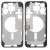 Lcd Frame Middle Chassis For Apple Iphone 15 Pro Max Black By - Maxbhi Com
