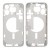 Lcd Frame Middle Chassis For Apple Iphone 15 Pro Max White By - Maxbhi Com