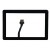 Touch Screen Digitizer For Samsung P7500 Galaxy Tab 10 1 3g Black By - Maxbhi Com