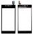 Touch Screen Digitizer For Sony Xperia M2 Aqua Black By - Maxbhi Com