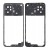 Middle Frame Ring Only For Oppo A96 4g Black By - Maxbhi Com