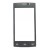 Replacement Front Glass For Philips S307 Black By - Maxbhi Com