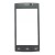 Replacement Front Glass For Philips S307 Grey By - Maxbhi Com