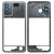 Middle Frame Ring Only For Motorola Moto G42 Black By - Maxbhi Com
