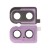 Camera Lens Glass With Frame For Samsung Galaxy Z Flip Purple By - Maxbhi Com