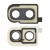 Camera Lens Glass With Frame For Samsung Galaxy Z Flip White By - Maxbhi Com