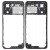 Middle Frame Ring Only For Oppo A57 4g 2022 Black By - Maxbhi Com