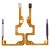 Fingerprint Sensor Flex Cable For Honor 70 Lite Silver By - Maxbhi Com