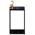 Touch Screen Digitizer For Intex Aqua V4 Silver By - Maxbhi Com