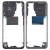 Middle Frame Ring Only For Xiaomi Redmi Note 12s Black By - Maxbhi Com