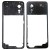 Middle Frame Ring Only For Oppo A18 Black By - Maxbhi Com