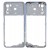 Middle Frame Ring Only For Oppo A54s Blue By - Maxbhi Com