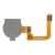 Fingerprint Sensor Flex Cable For Realme C25y Black By - Maxbhi Com
