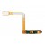 Fingerprint Sensor Flex Cable For Samsung Galaxy Z Flip5 Black By - Maxbhi Com