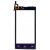 Touch Screen Digitizer For Lava Iris 465 Black By - Maxbhi Com