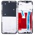 Lcd Frame Middle Chassis For Huawei Nova Y71 White By - Maxbhi Com
