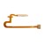 Fingerprint Sensor Flex Cable For Oppo A38 Gold By - Maxbhi Com
