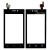 Touch Screen Digitizer For Intex Aqua Y2 Plus Black By - Maxbhi Com