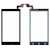 Touch Screen Digitizer For Micromax Canvas Fire 3 A096 Black By - Maxbhi Com