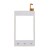 Touch Screen Digitizer For Intex Aqua V4 Silver By - Maxbhi Com