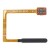Fingerprint Sensor Flex Cable For Xiaomi Redmi Note 13 5g Black By - Maxbhi Com