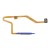Fingerprint Sensor Flex Cable For Xiaomi Redmi Note 12 Pro Plus 5g White By - Maxbhi Com