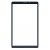 Replacement Front Glass For Lenovo Tab M7 3rd Gen Black By - Maxbhi Com