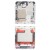 Lcd Frame Middle Chassis For Huawei P50 Pocket 4g Al00 White By - Maxbhi Com