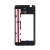 Middle Frame Ring Only For Microsoft Lumia 640 Xl White By - Maxbhi Com