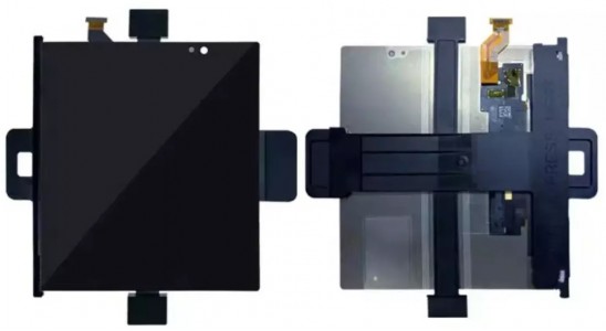 Lcd With Touch Screen For Vivo X Fold Plus 5g Black By - Maxbhi Com