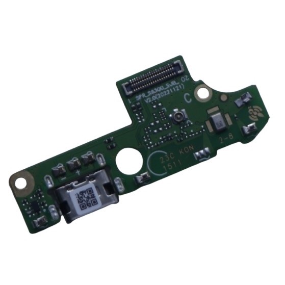 Charging Connector Flex PCB Board for Nokia C32 by Maxbhi.com