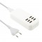 6 Port Multi USB HighQ Fast Charger for Coolpad Note 5 - Maxbhi.com
