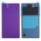 Back Panel Cover For Sony Xperia Z Lt36 Purple - Maxbhi Com