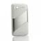 Back Cover for HTC Sensation G14 Z710e - White & Silver