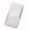 Back Cover for HTC Sensation - White & Silver
