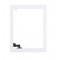 Touch Screen Digitizer for Apple iPad Wi-Fi Plus 3G - Silver