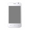 Lcd With Touch Screen For Karbonn Alfa A110 White By - Maxbhi.com