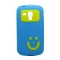 Smiley Back Case for Samsung Galaxy S Duos S7562 Sky Blue