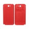 Back Cover For Samsung Galaxy Note Ii N7100 Red With Black - Maxbhi Com