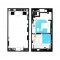 Lcd Frame Middle Chassis For Sony Xperia X Compact Black By - Maxbhi Com