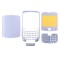 Front & Back Panel For BlackBerry Curve 3G 9300 - Silver